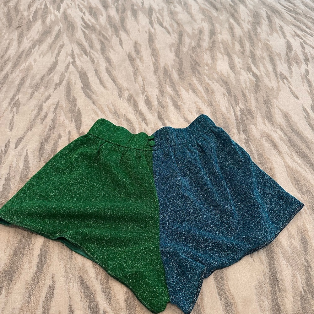 Oseree Green and Blue Button Down Shirt - Picture 4 of 4
